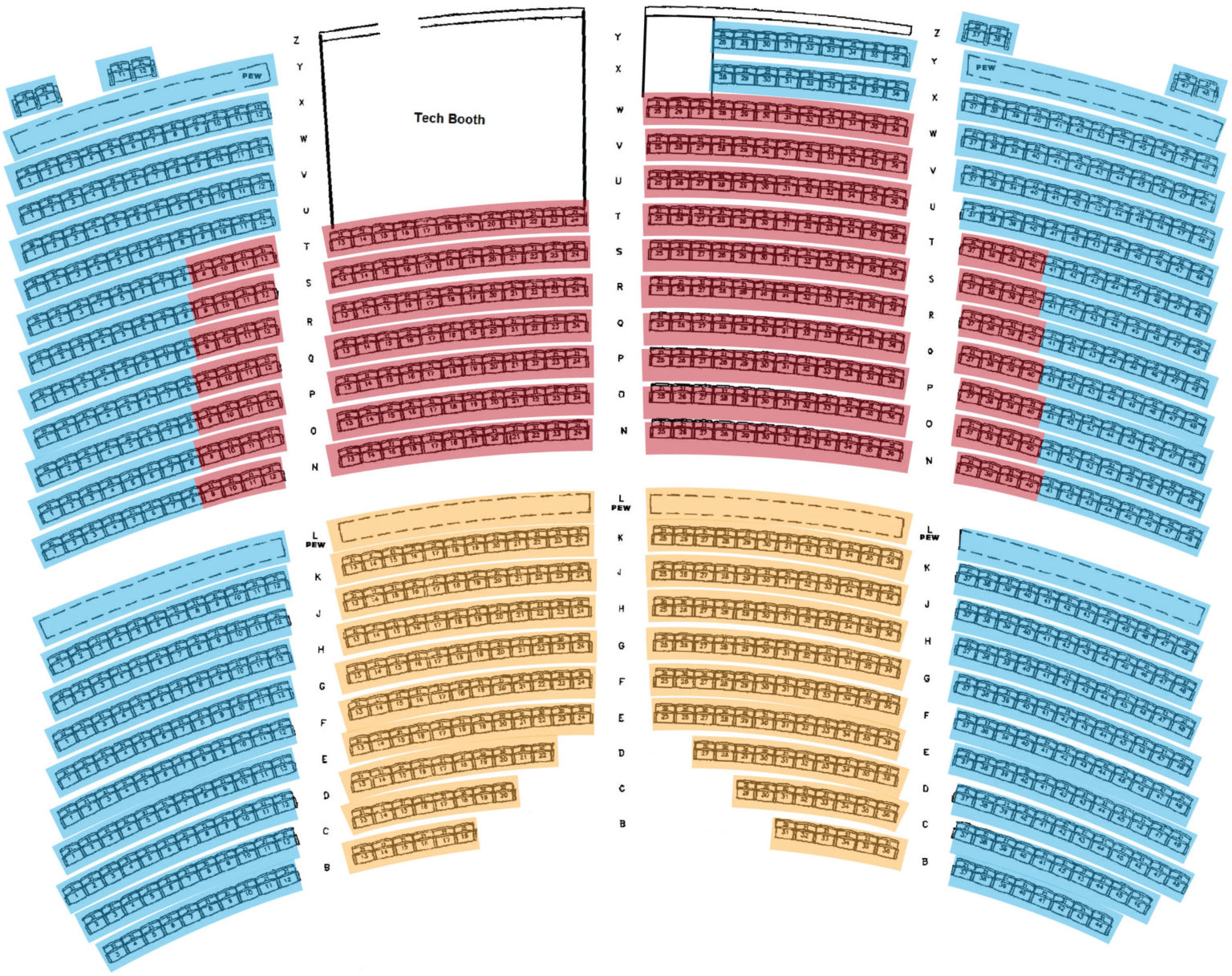 Seating Chart South Coast Symphony